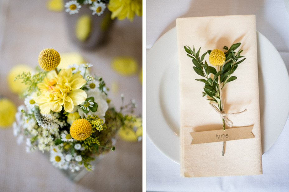 Gold Gelbe Herbsthochzeit Yellow Theme Wedding Barnwedding 37