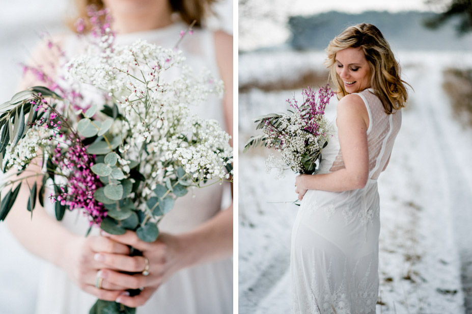 Brautportraits Im Schnee Winterhochzeit Styled Shoot Spiegelhof Fotografie Ansbach Nuernberg 08