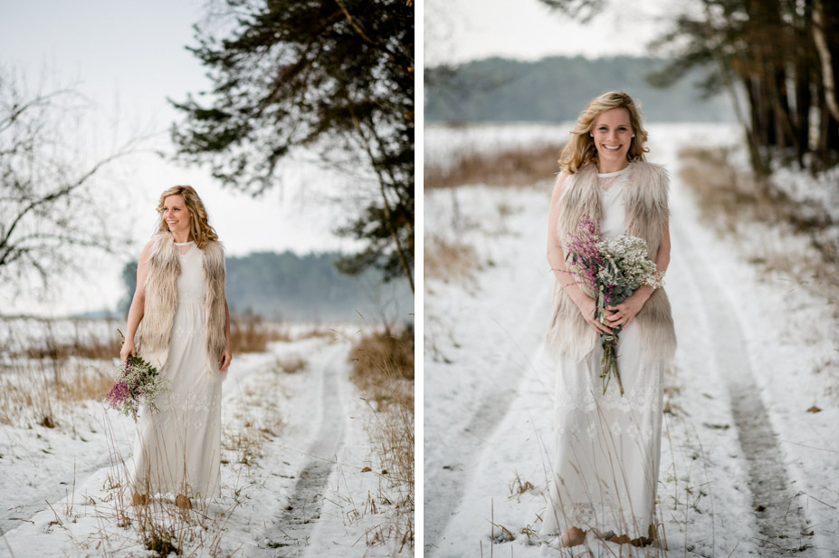 Brautportraits Im Schnee Winterhochzeit Styled Shoot Spiegelhof Fotografie Ansbach Nuernberg 09