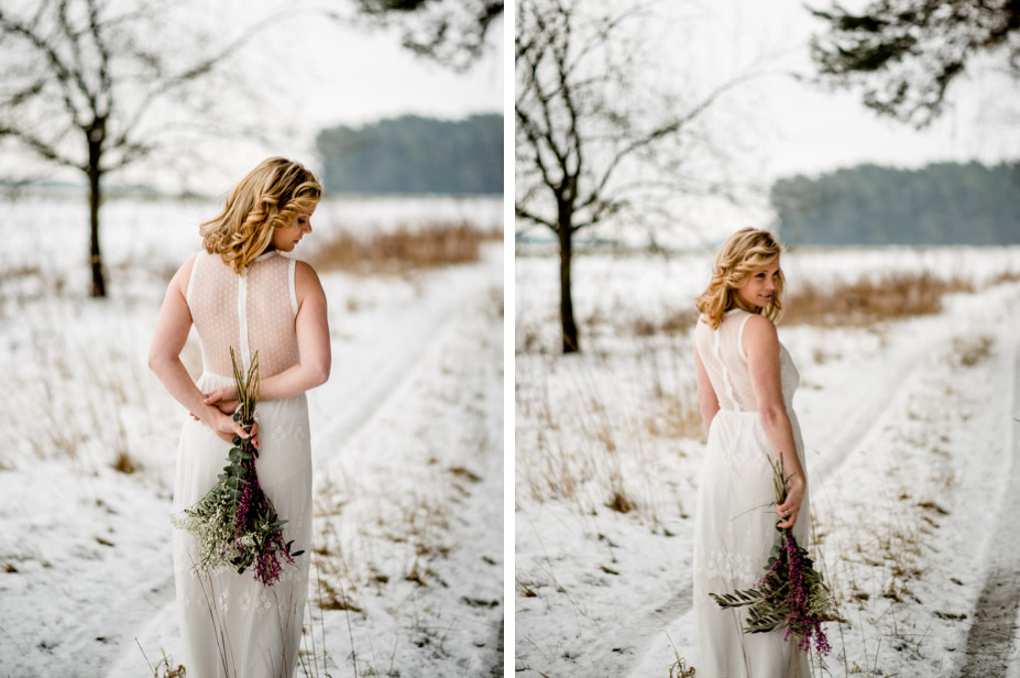 Brautportraits Im Schnee Winterhochzeit Styled Shoot Spiegelhof Fotografie Ansbach Nuernberg 14