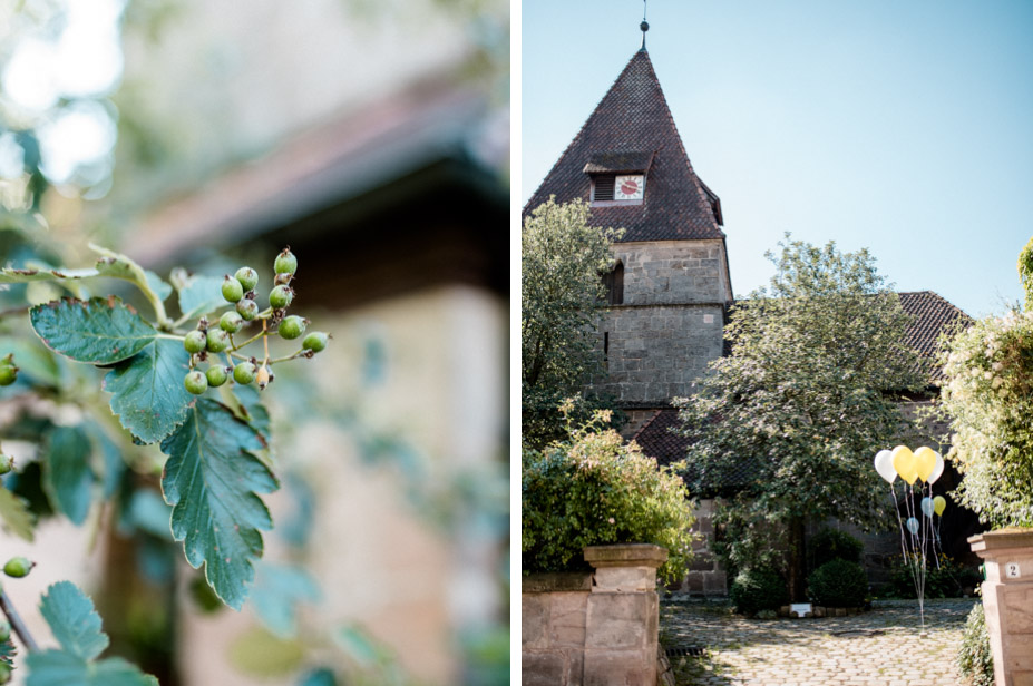 Hochzeitsreportage Nuernberg Gwaechshaus Hochzeitsfotos Zitronendeko Sommerhochzeit 24