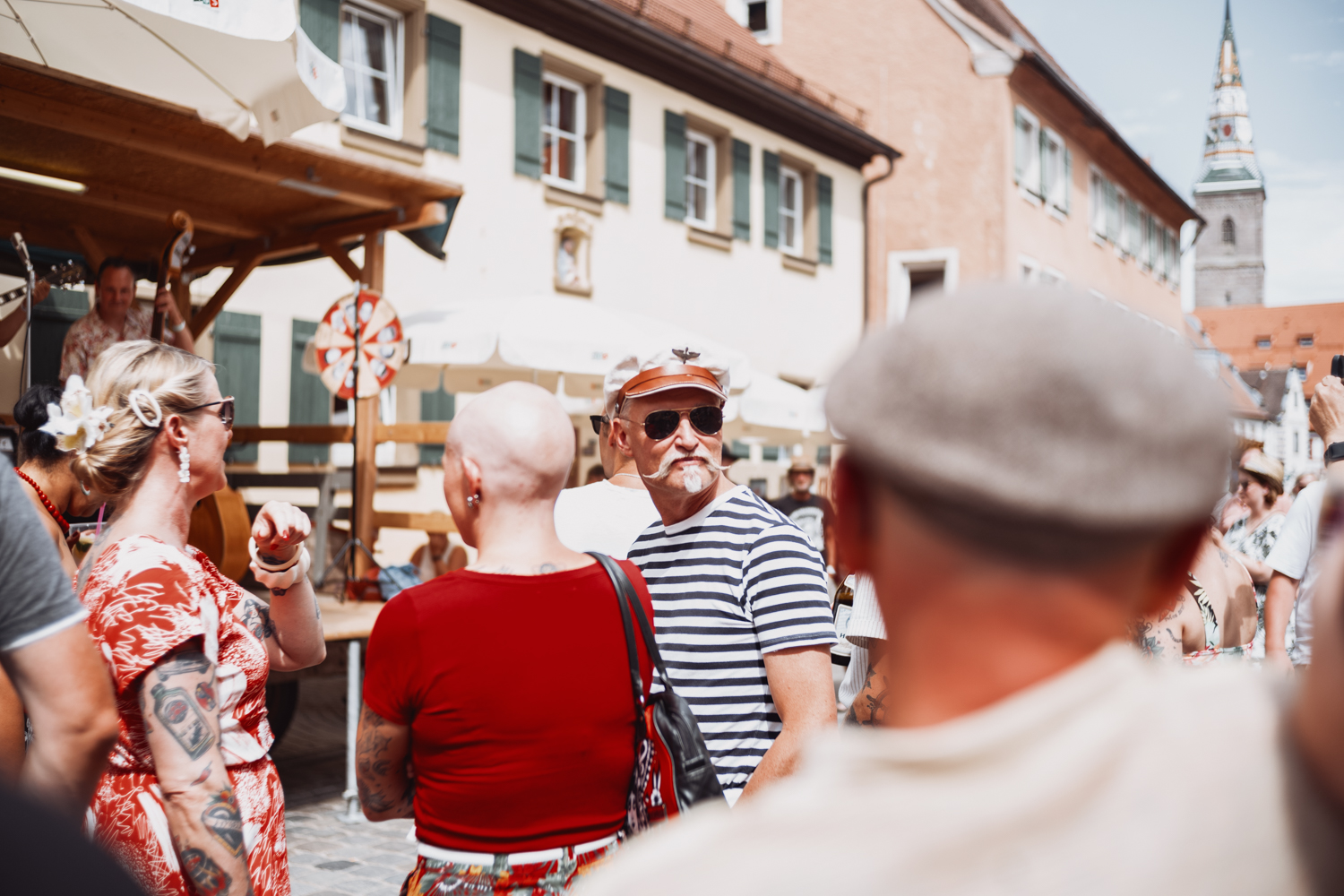 Oldie Town Festival Wolframs Eschenbach Rockabilly Quartetto Corleone Ansbach Eventreportage Eventfotografie Konzertfotografie Katharina Meier Spiegelhof Fotografie 0024